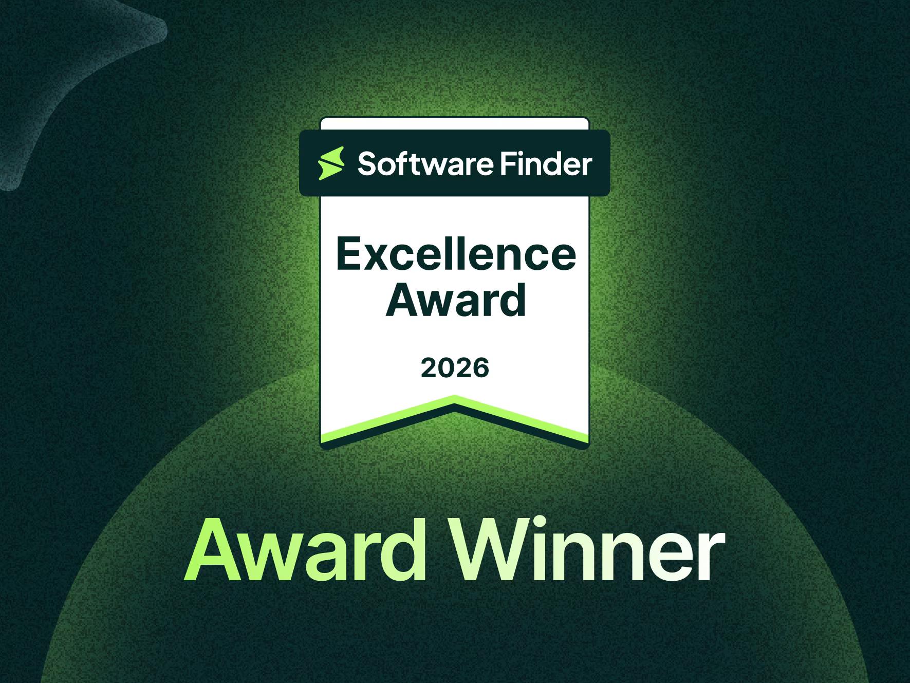 Congratulations! You're A 2026 Excellence Award Winner